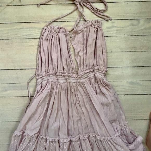 Free People Mini Dress - Boho Light Pink - Picture 4 of 6